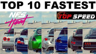 NFS Heat  Top 11 Fastest Cars [upl. by Letnohc]