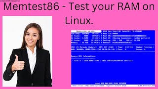 Memtest86  Test your RAM on Linux [upl. by Dorri]