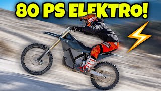 80PS ELEKTRO BIKE  STARK VARG total krank [upl. by Padget242]