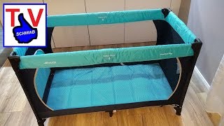 Reisebett aufbauen Aufbau Hauck Dream´n Play Anleitung  Travel cot unfold unfolding tutorial [upl. by Sternlight]