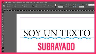 SUBRAYAR TEXTO en INDESIGN 🔥 [upl. by Bubb]