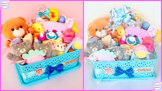 DIY Baby Gift Hamper  Gift Wrapping Idea  Baby Shower Gift [upl. by Torin983]