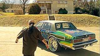 87 CHEVY CAPRICE CANDY CUSTOM PAINT on 26s WEST VA [upl. by Ailene567]