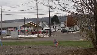 North Shore Railroad Mixed freight bloomsburg pa [upl. by Uaerraj]