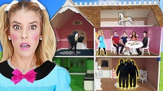 24 Hours inside a Dollhouse Escape Room in Real Life Game Master vs Quadrant Battle Royale [upl. by Nisa986]