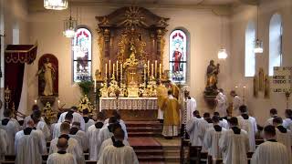 11 Juni  HerzJesuFest  Lev Hochamt im tridentinischen Ritus  Priesterseminar Herz Jesu [upl. by Libbna462]