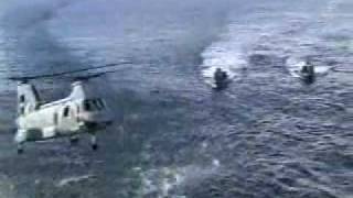 Boeing CH46 Sea Knight Overloaded Crash [upl. by Aihseyk582]