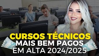 🔝 TOP 10 CURSOS TÉCNICOS em ALTA para 2024  2025  SALÁRIO ALTO  Mari Rel [upl. by Lebezej860]