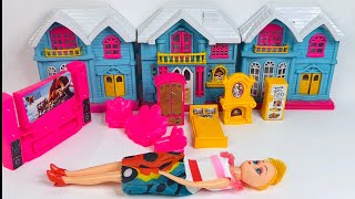 Unboxing my doll house  Meri pari doll ka ghar  mini doll house in Hindi dollhouse toyhouse l [upl. by Elia636]