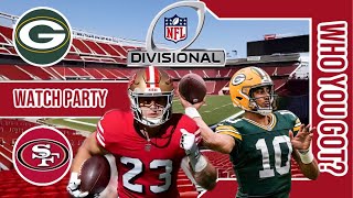 Green Bay Packers vs San Francisco 49ers  Play by PlayWatch Party  2023 NFC Div Round [upl. by Pessa]