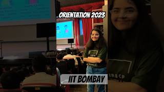 Freshers Orientation 2023 IIT Bombay freshers iit iitbombay jee jeemain motivation iitjee [upl. by Ztnaj]