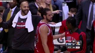 Joakim Noah ticked off at Tony Snell [upl. by James786]