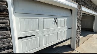 AWESOME GARAGE DOOR OPENING AND CLOSING [upl. by Ritch]