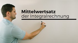 Mittelwertsatz der Integralrechnung Durchschnitt der YWerte  Mathe by Daniel Jung [upl. by Alym]