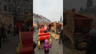 Christmas Market in Copenhagen christmasmarkets christmasdecor christmasshopping copenhagen [upl. by Mcarthur]