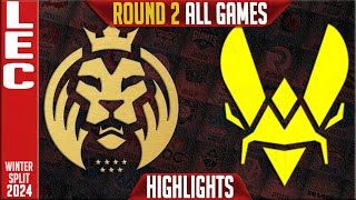 MDK vs VIT Highlights ALL GAMES  LEC Winter 2024 Playoffs Lower Round 2  MAD Lions KOI vs Vitality [upl. by Thibaut]