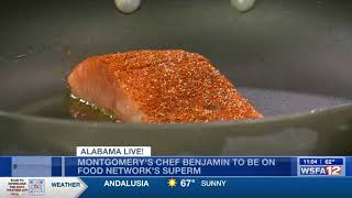 Trenholm grad and celebrity chef quotChef Benjaminquot on WSFA Alabama Live [upl. by Ainevuol]