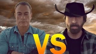 The Epic Split feat Van Damme vs Greetings from Chuck The epic christmas split [upl. by Shepperd438]