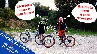 Bicicleta de 180 lei Vs Bicicleta de 18000 lei [upl. by Nanete]