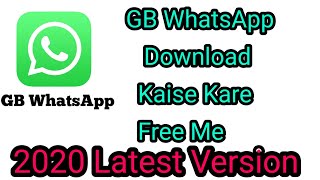 How to Download Gb Whatsapp On Android  Gb Whatsapp Latest Version Download [upl. by Zetniuq4]