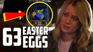 Captain Marvel Every Easter Egg and Secret [upl. by Delbert]