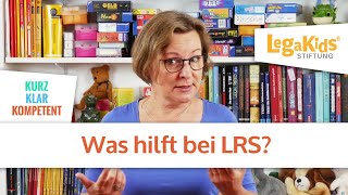 Was hilft bei LRS  Legasthenie [upl. by Aisanahta]