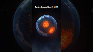 Earths Destruction  Unbelievable Space Catastrophe space asteroid earth astronomy shorts [upl. by Lopes]