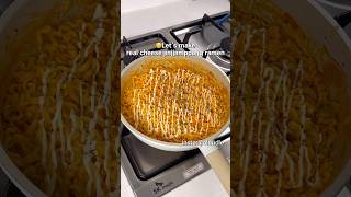 Real cheese jinjjamppong ramen koreanfood ramyeon koreannoodles [upl. by Atirahc]