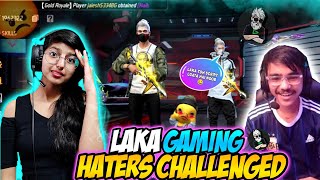 Laka Gaming Haters Challenged Live😡  laka gaming fan vs haters LakaGamingz [upl. by Anitsirhc]