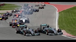 Canadian Grand Prix  Montreal 2014  F1 Start  FULL HD 1080p [upl. by Ishmael129]