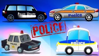 Police Compilation  Cops Cars  Kids Video [upl. by Gen]