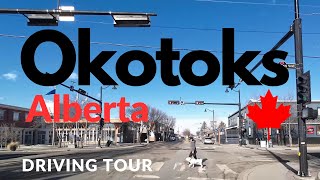 Okotoks Alberta Canada Driving Tour [upl. by Northington769]