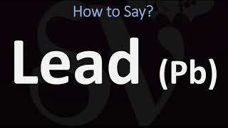 How to Pronounce Lead HEAVY METAL [upl. by Barrett617]