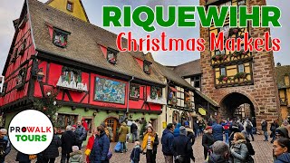 THE MOST BEAUTIFUL CHRISTMAS VILLAGE IN THE WORLD  Riquewihr [upl. by Dar]