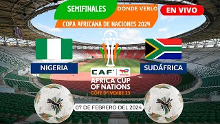 ⚽️Nigeria vs Sudafrica⚽️Dónde Verlo EN VIVOCopa Africana de Naciones SemiFinal 2024 [upl. by Oran]