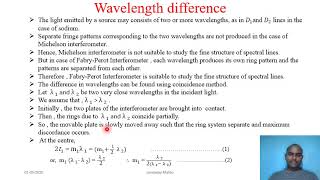 Application of FabryPerot interferometer [upl. by Llerrej]