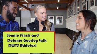 Jennie Finch Talks DWTS with Delanie Gourley [upl. by Uno]