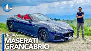 Maserati GranCabrio 2024 VA A 300 KMH con 4 POSTI quotveriquot [upl. by Attenol]