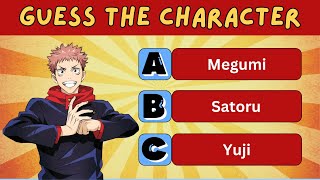 Guess The Anime Characters of Jujutsu Kaisen  Anime Quiz [upl. by Mcintyre909]