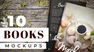 10 Free Book Mockups [upl. by Siskind]