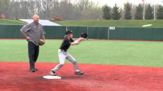 Ripken Baseball Fielding Tip  Short Stop Double Play Pivot [upl. by Elbart]