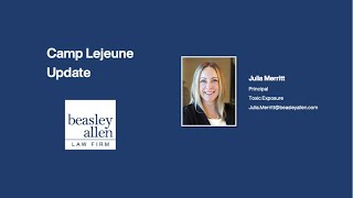 Camp Lejeune Update Webinar [upl. by Valley289]