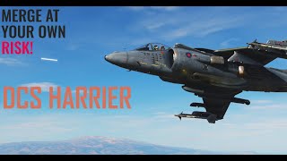 DCS Harrier GUNS KILL on a Strike Eagle [upl. by Lillie]