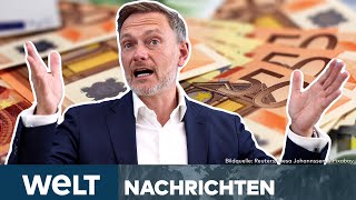 HAUSHALT Schuldenbremse bleibt angezogen Trotzdem große Kritik an Finanzminister Lindner  STREAM [upl. by Anaicilef]