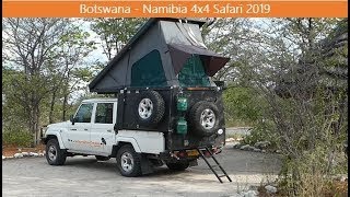 Namibia Botswana offroad Safari 4x4 Selfdrive 2019 [upl. by Znieh]