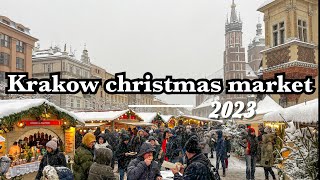 Krakow Christmas Market 2023 [upl. by Yelsnia458]