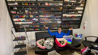 Unpacking All My Nail Polish I Moved 15 🔴LIVE [upl. by Wystand]