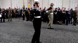 Anzac Day 2016  Menin Gate Ypres  Catafalque Party Day ceremony LAST POST [upl. by Rosenblatt491]