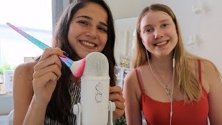 ASMR friend tries giving me tingles [upl. by Anaili]