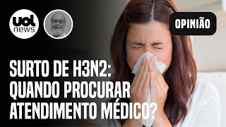 Surto de gripe Saiba como tratar sintomas e quando ir ao hospital [upl. by Aekan]